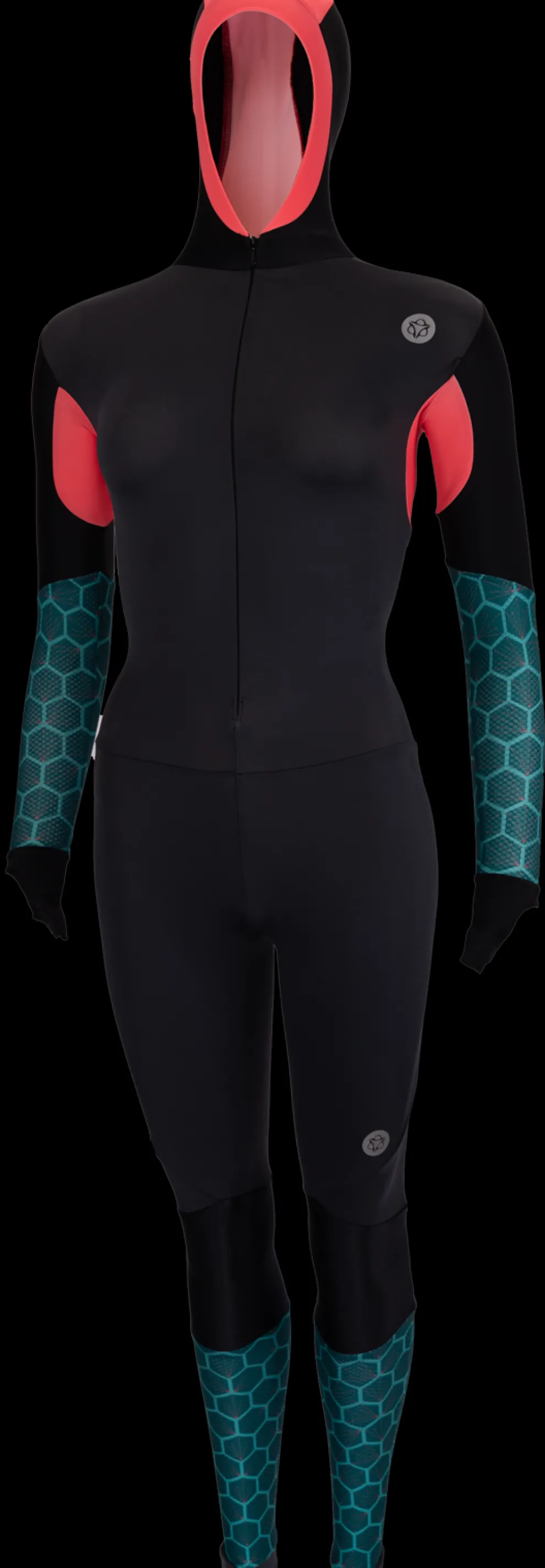 AGU Hybrid schaatspak Tile dames Green/Pink/Grey