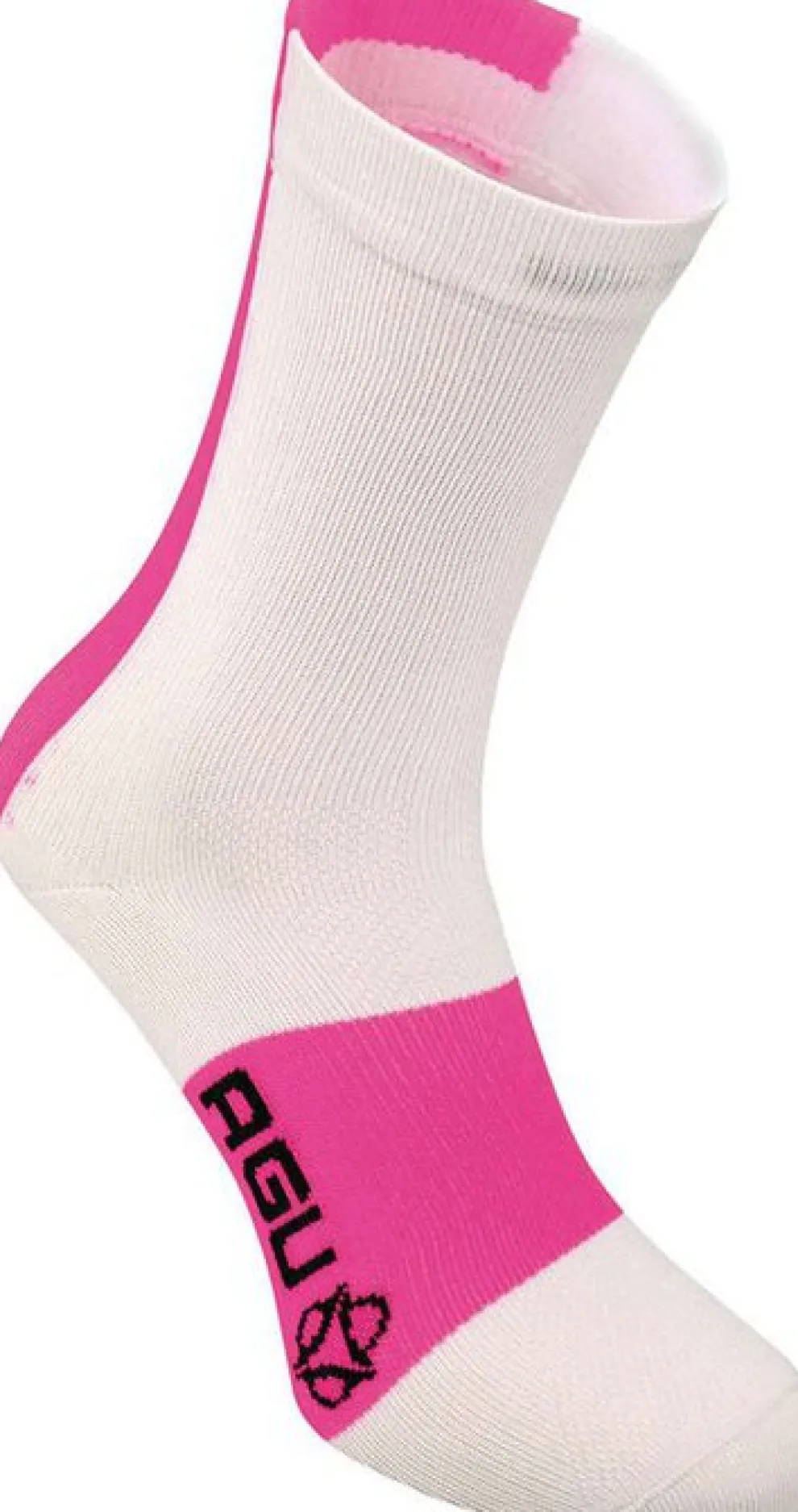 AGU Linea Summer Fietssok Wit/Roze