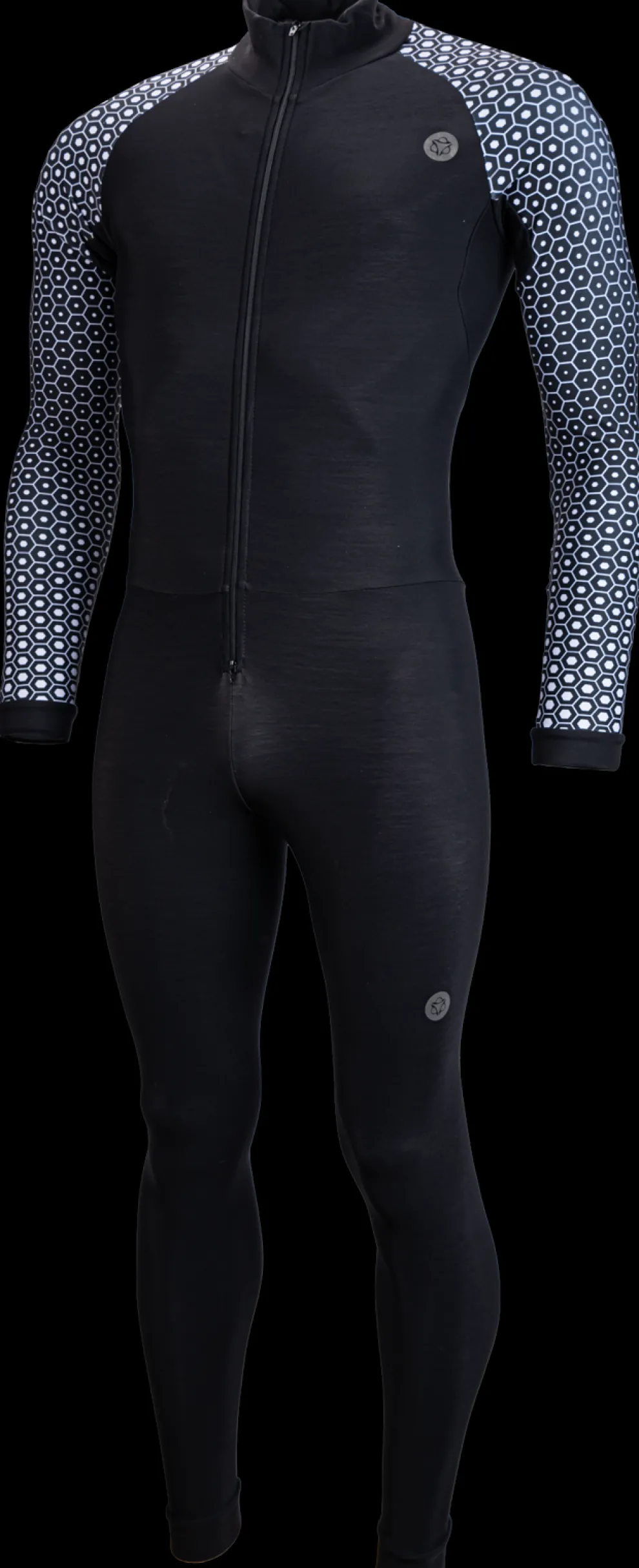 AGU Thermo marathonpak zwart arm print wit