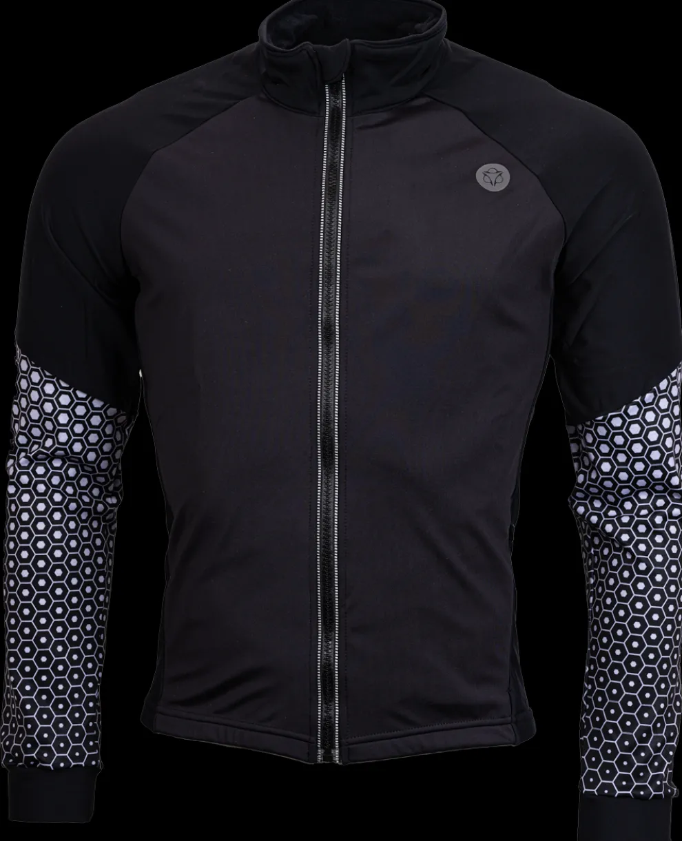 AGU Thermo schaatsjack zwart/wit