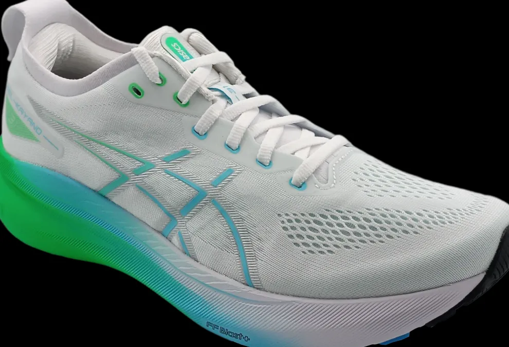 Asics Gel-Kayano 31 white/bright cyan