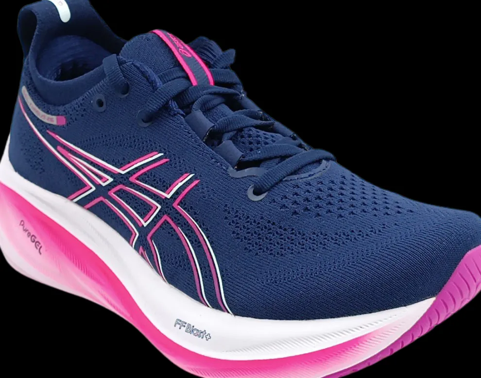 Asics Nimbus 26 blue expanse/bold magenta