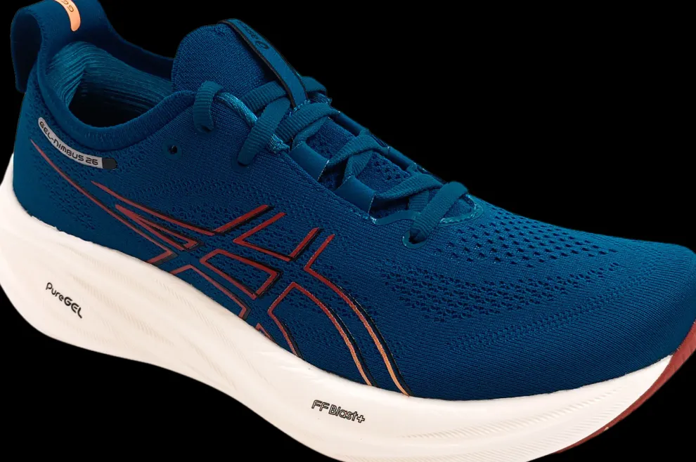 Asics Nimbus 26 rich navy/faded orange