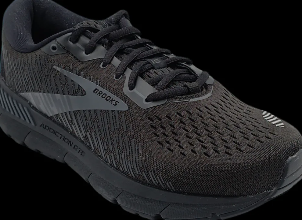 Brooks Addiction 15 GTS Black/ black/ black WIDE