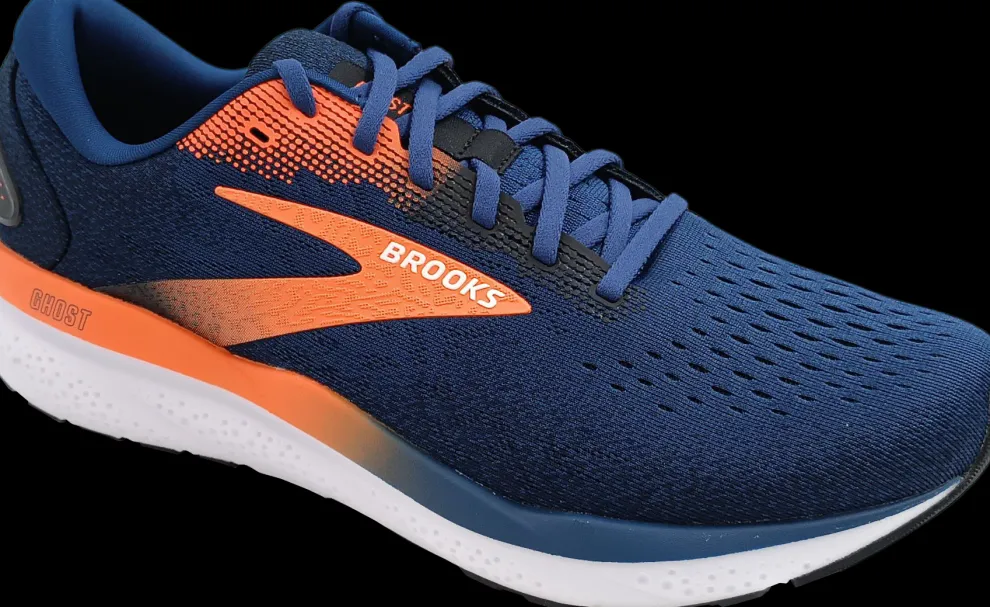 Brooks Ghost 16 blue opal/black/nasturtium