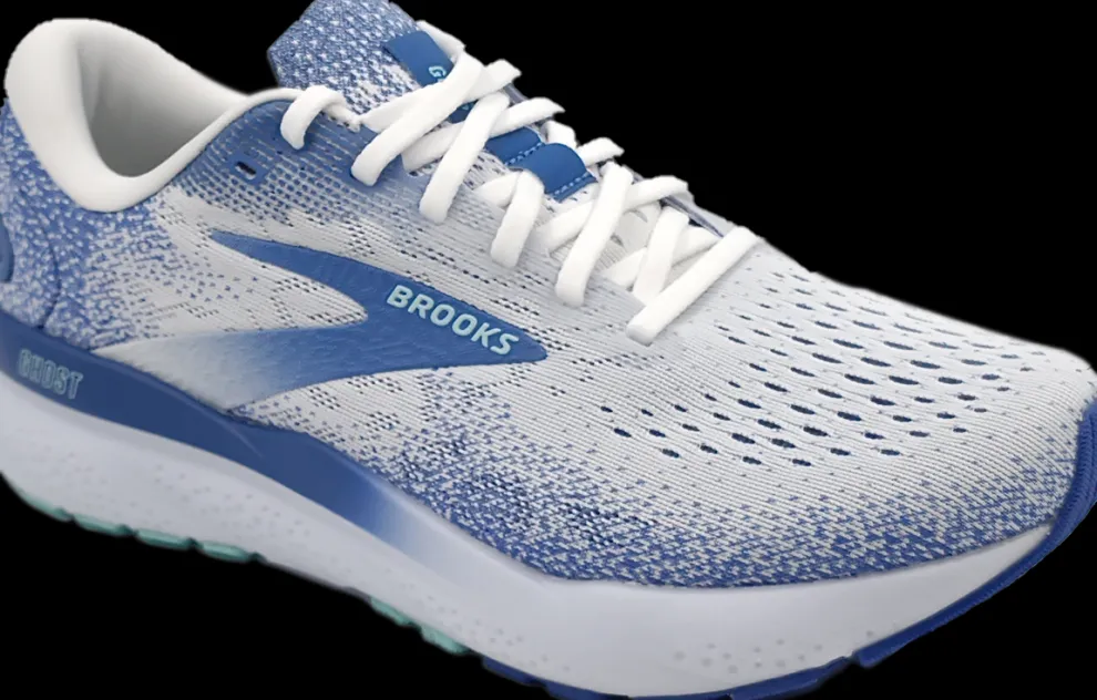 Brooks Ghost 16 white/amparo blue/limpet shell