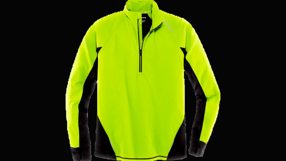 Brooks Men's Drift 1/2 zip [nightlife/black]