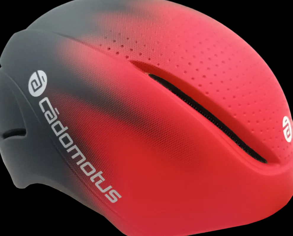 Cádomotus Alpha-3Y Aero junior schaatshelm - rood/zwart