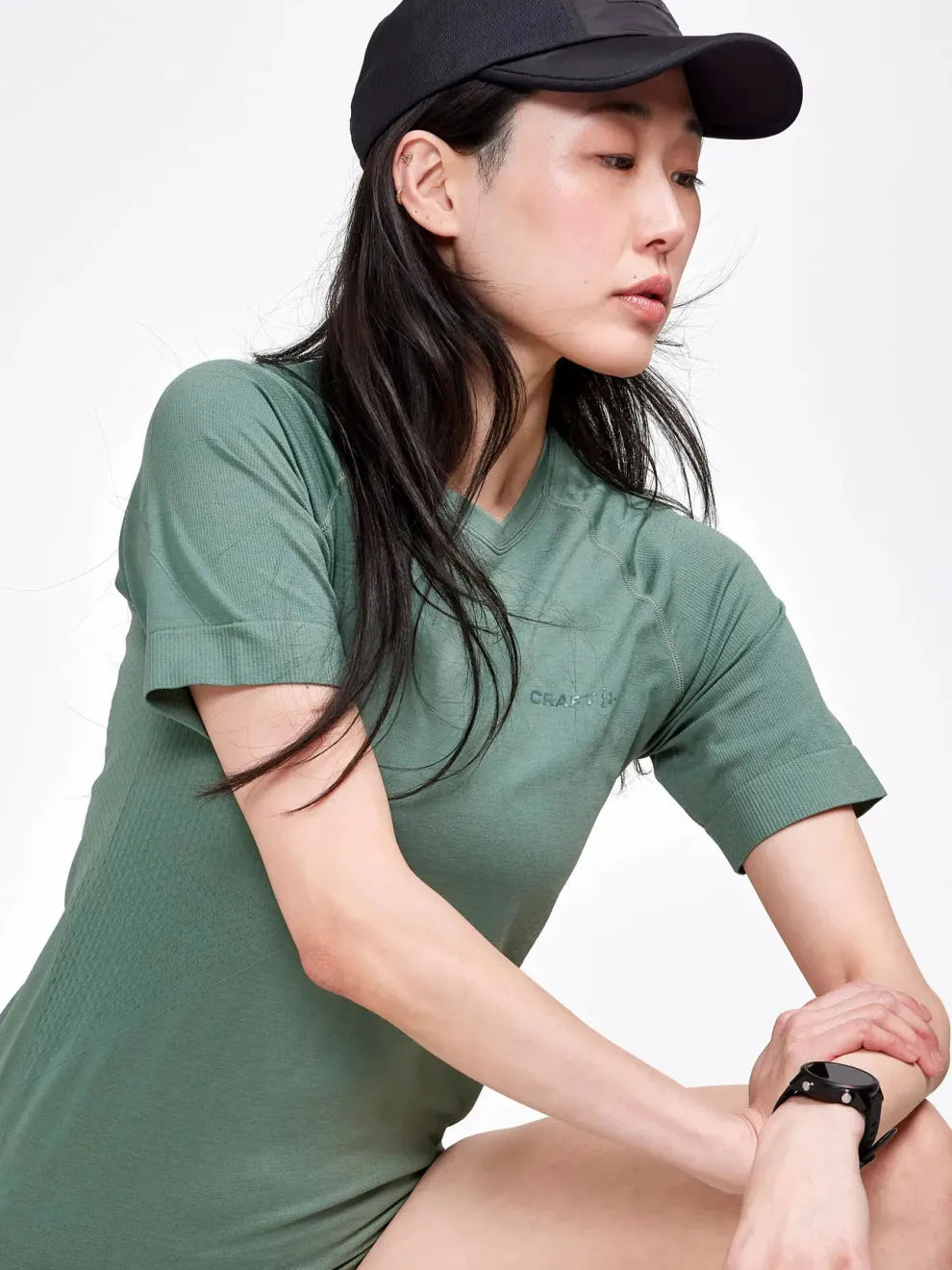 Craft Core dry active comfort SS tee Women Moss