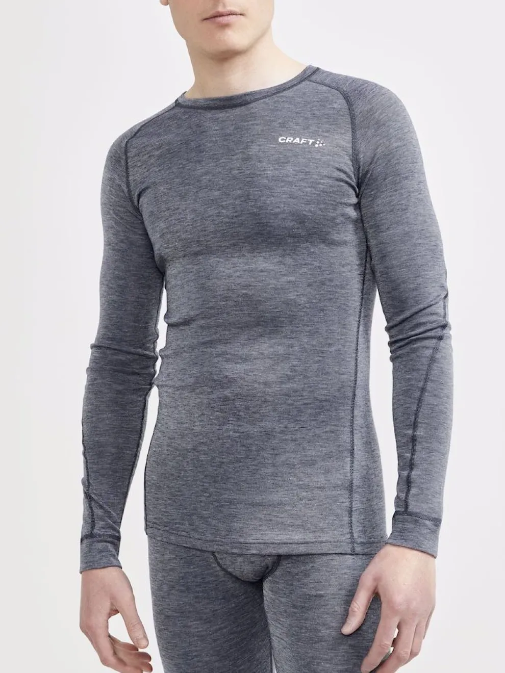 Craft CORE WOOL MERINO LS TEE Men BLAZE-MELANGE