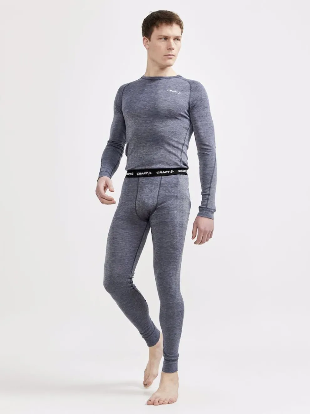 Craft CORE WOOL MERINO LS TEE Men BLAZE-MELANGE