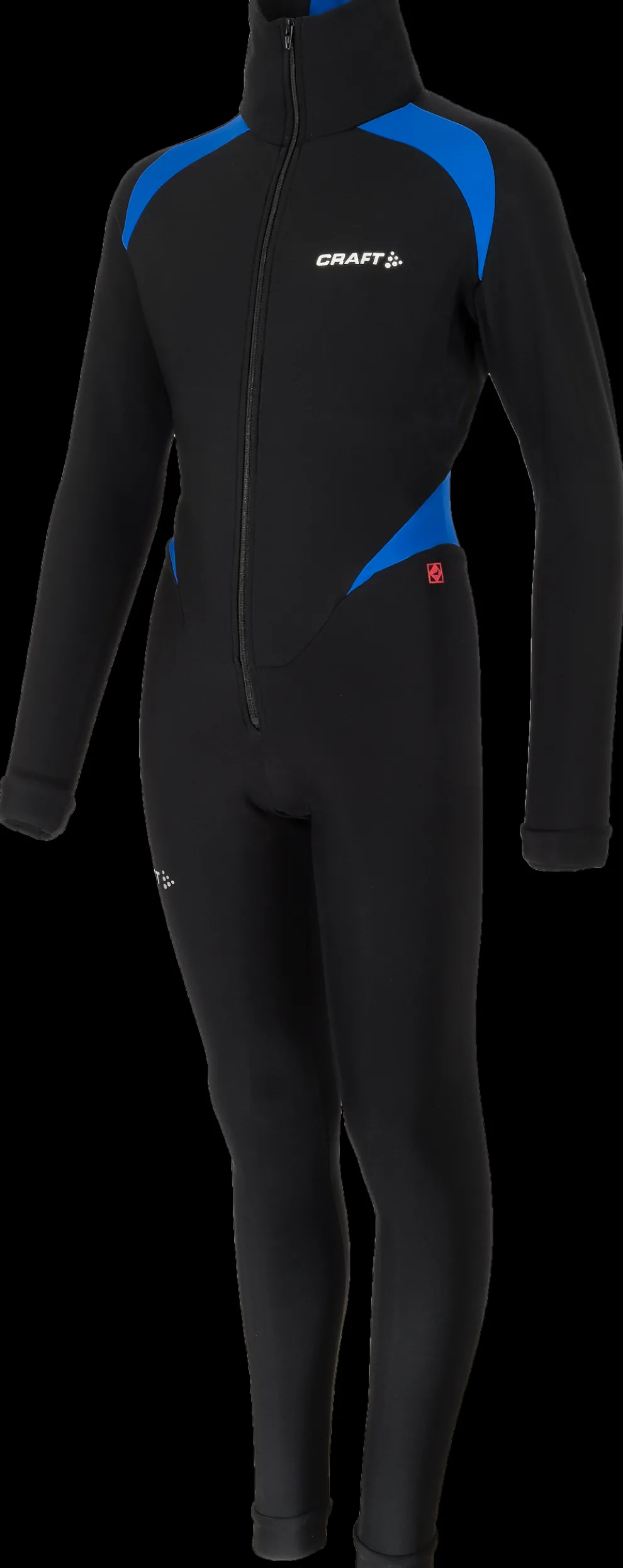 Craft Thermo schaatspak colorblock zwart/blauw