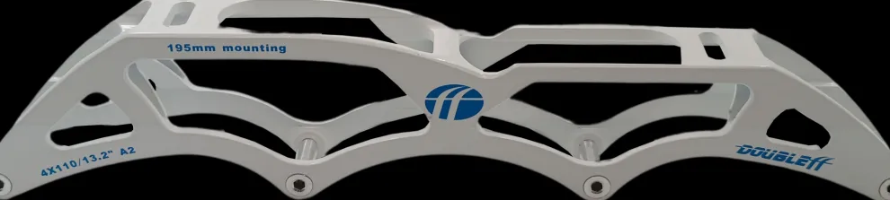 DoubleFF 13.2" 4x110 195mm wit