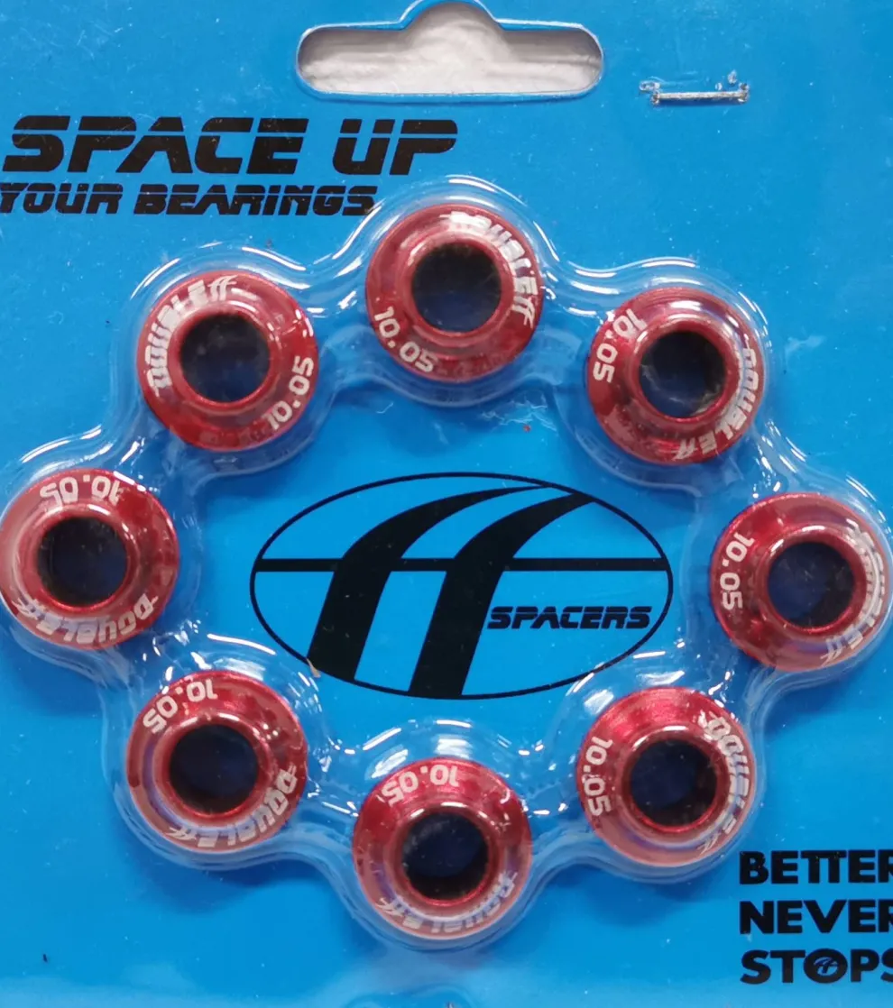 DoubleFF precisie spacers (set van 8 stuks)