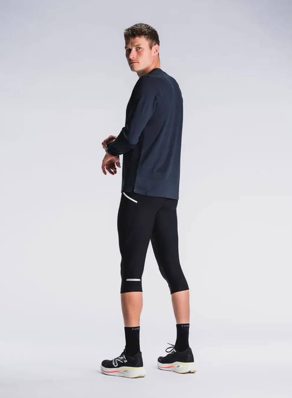 Fusion C3 3/4 training tights black