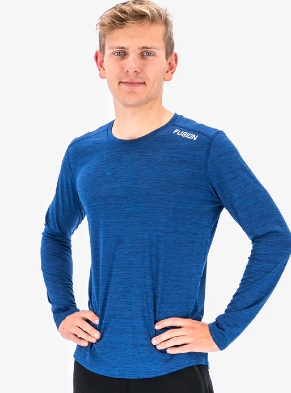 Fusion mens C3 long sleeve night blue