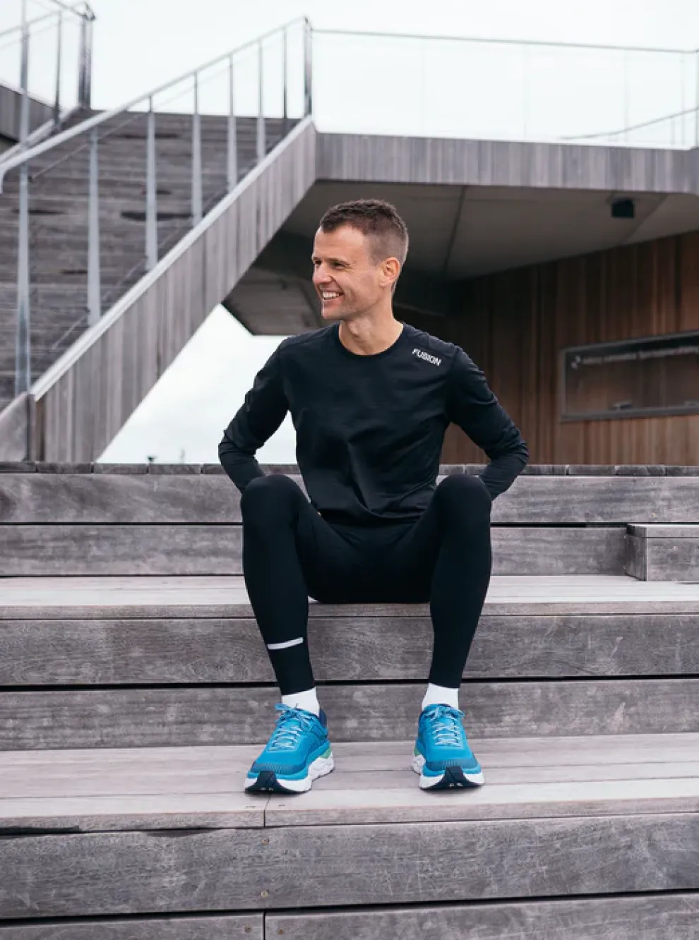 Fusion mens C3 long sleeve black