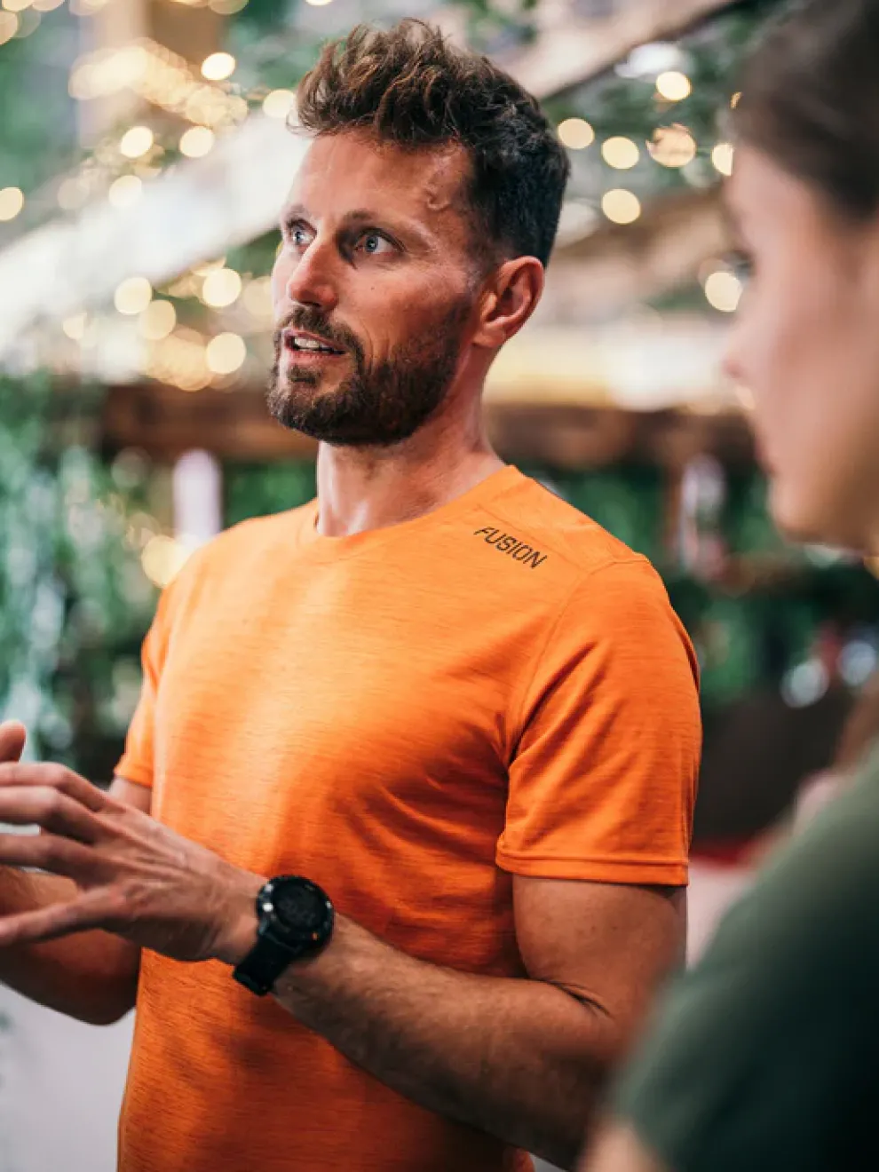 Fusion mens C3 t-shirt orange