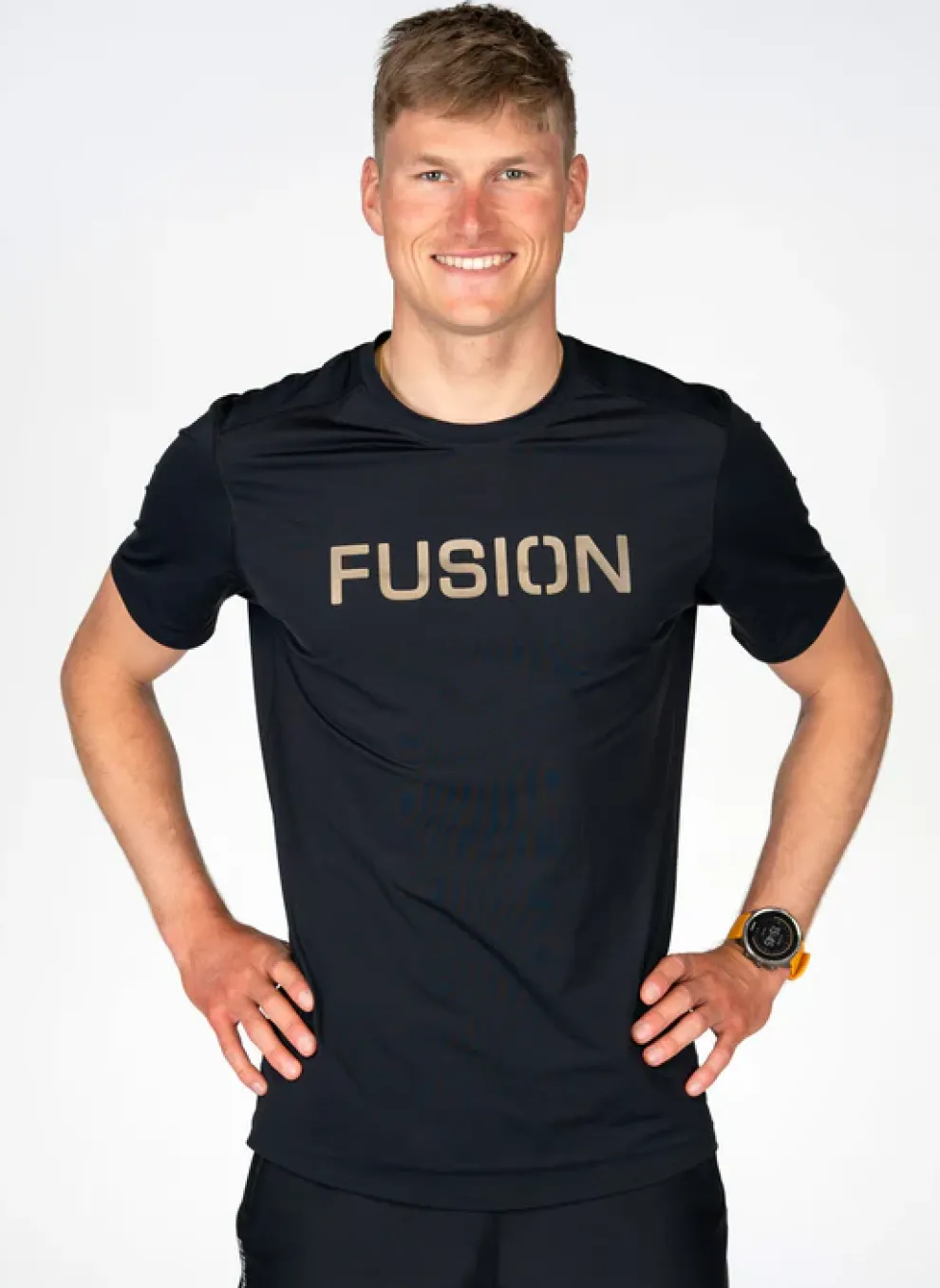 Fusion mens recharge t-shirt black