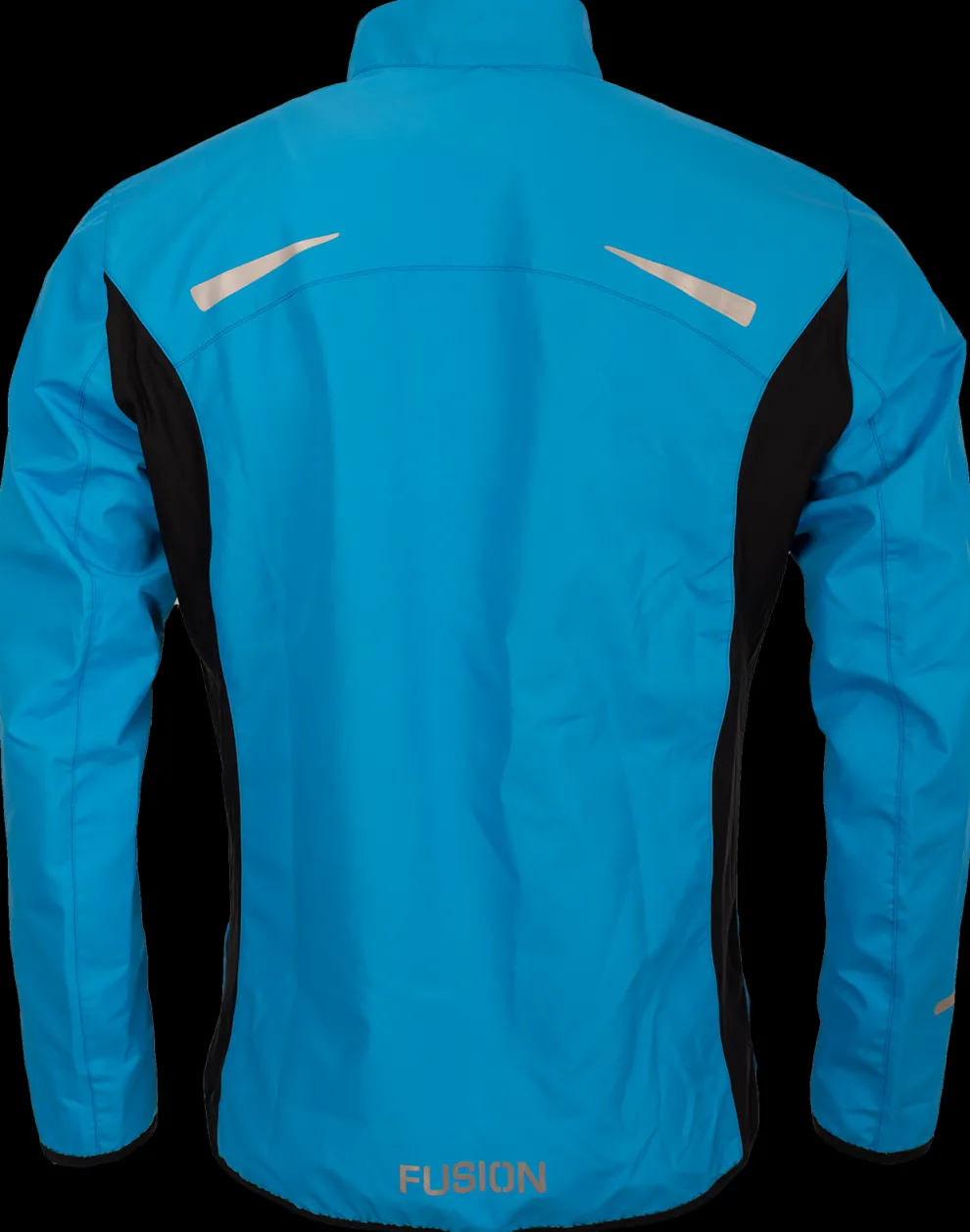 Fusion mens S1 run jacket surf blue