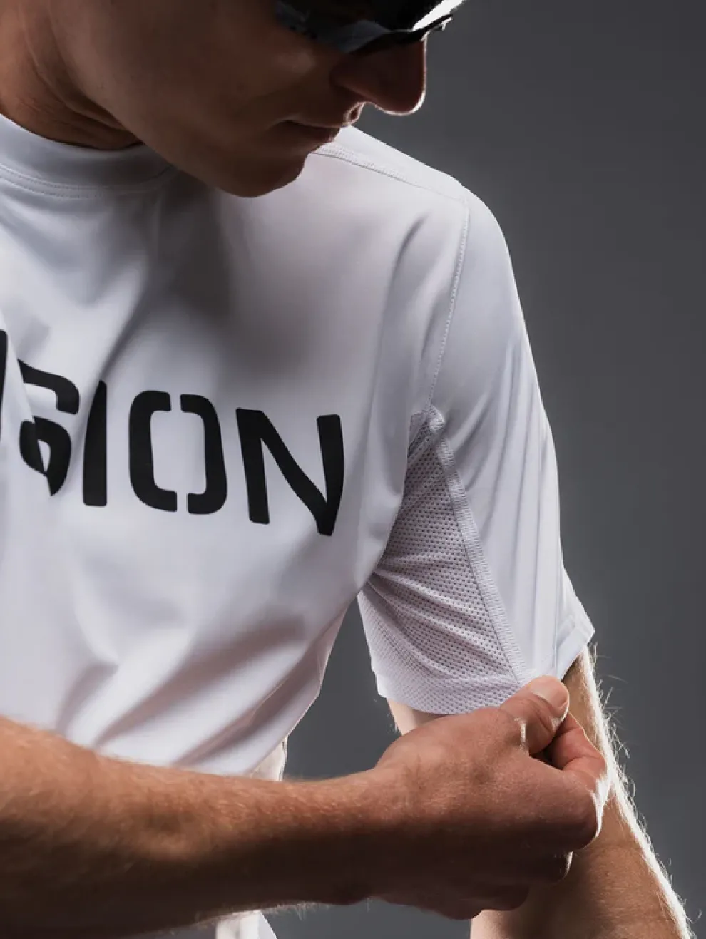 Fusion mens Tempo! t-shirt white brand
