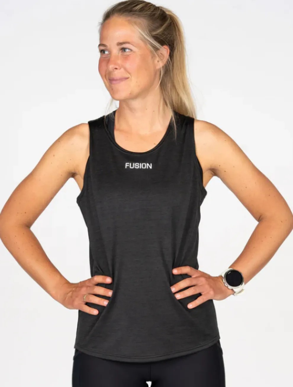 Fusion women C3 singlet black