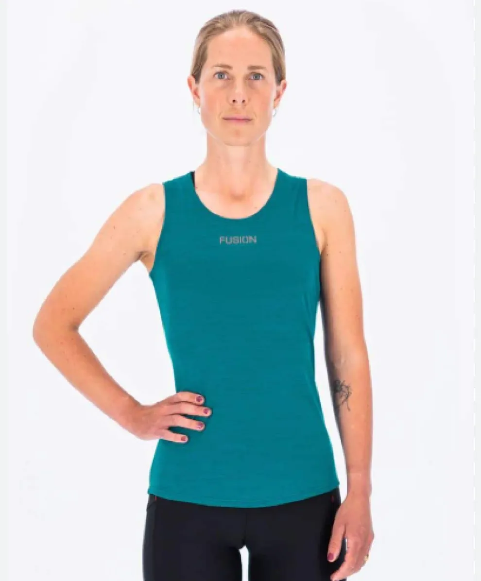 Fusion women C3 singlet turqoise
