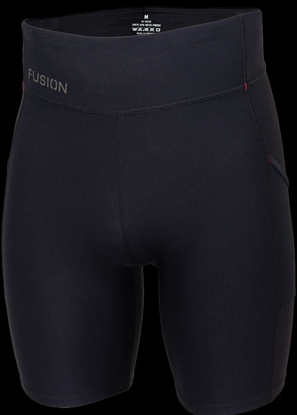 Fusion womens C3 short training tights black
