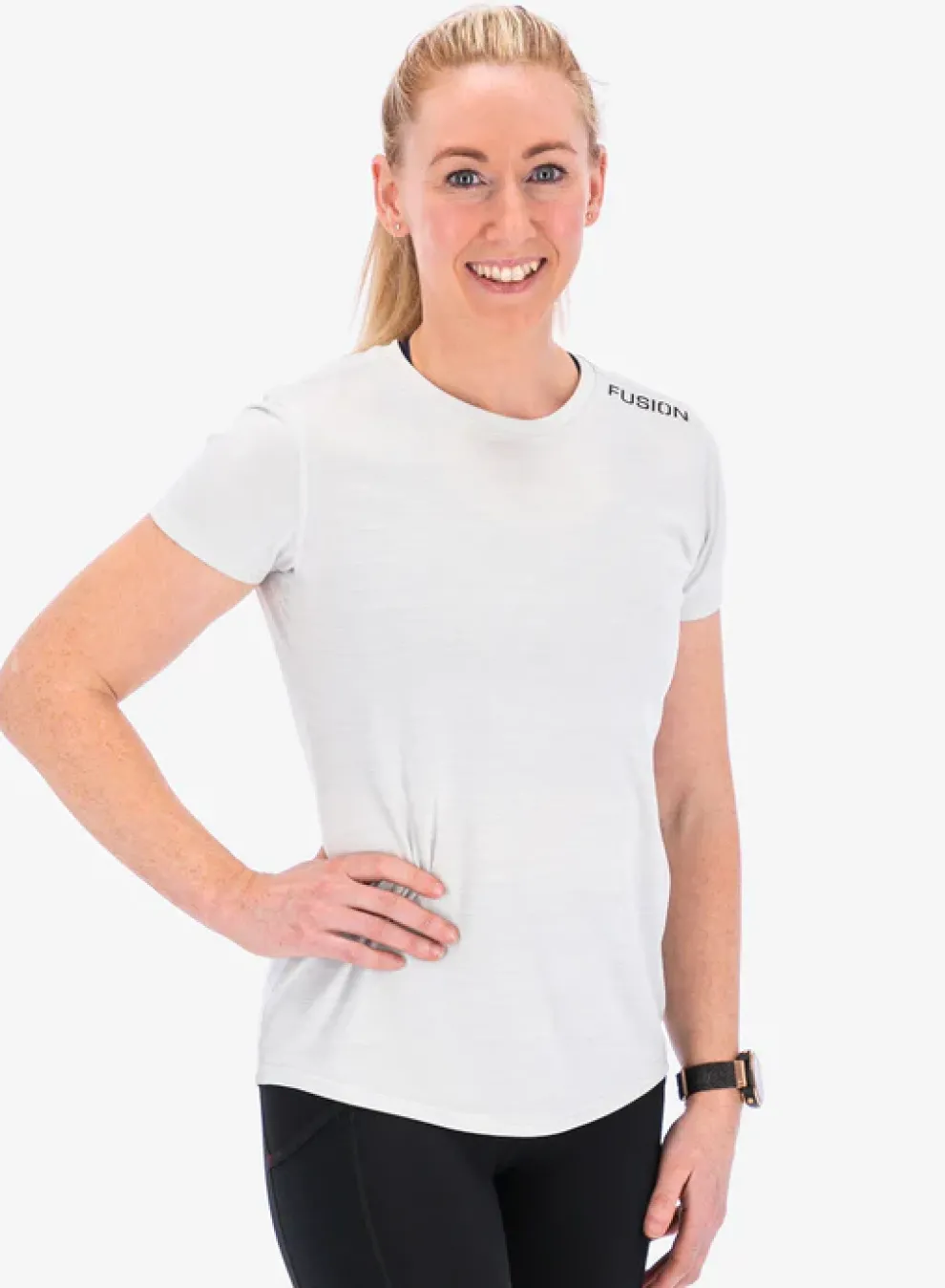 Fusion womens C3 t-shirt white