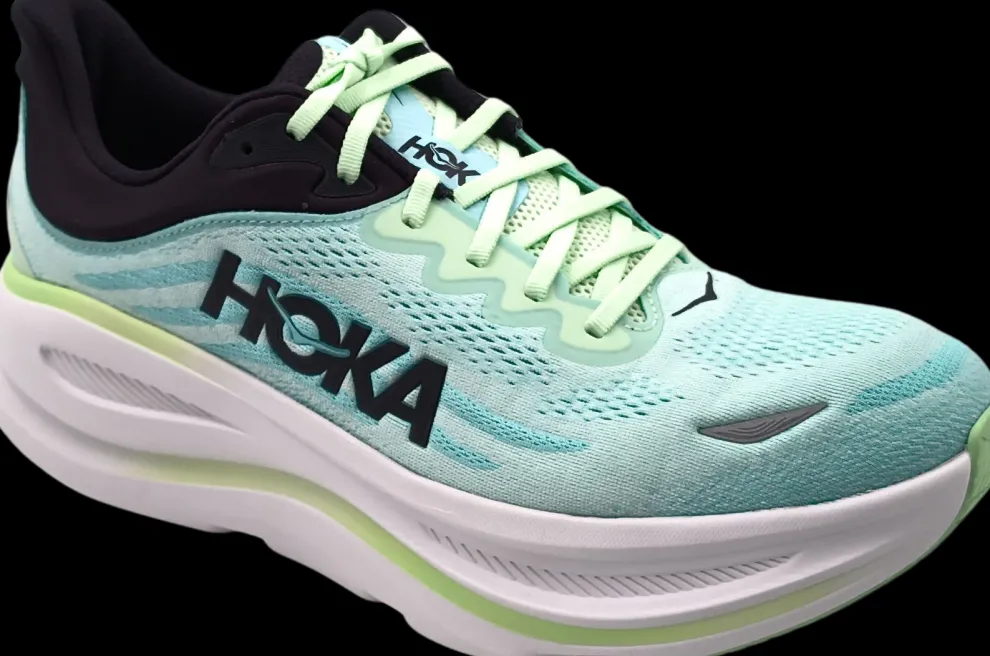 Hoka One One Bondi 9 luna moth/blue spark