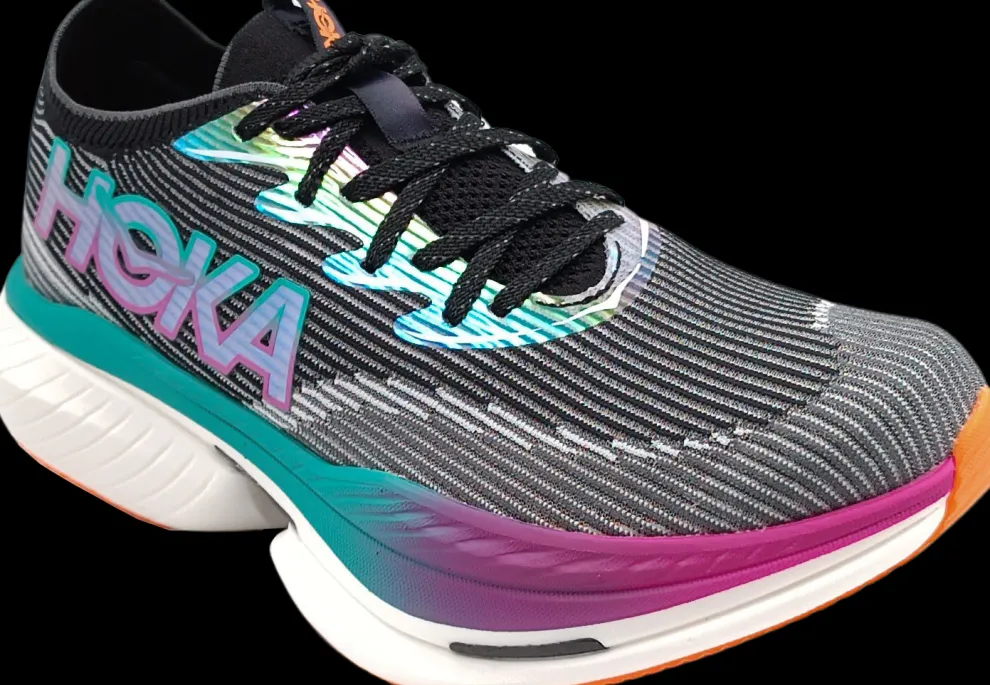 Hoka One One CIELO X1 black / electric aqua [unisex]