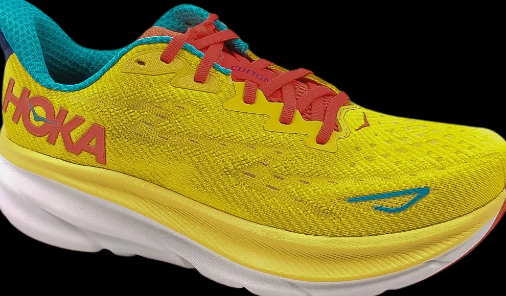 Hoka One One Clifton 9 passion fruit/maize