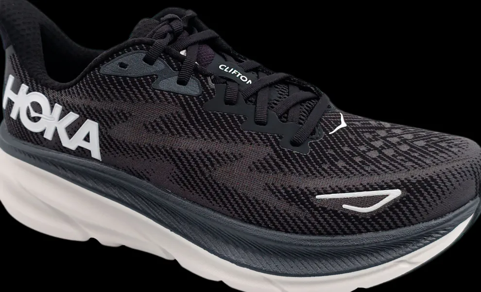 Hoka One One Clifton 9 black/white