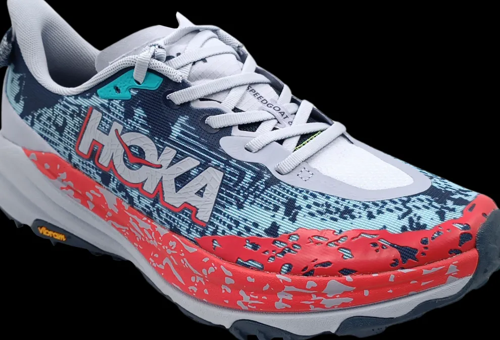 Hoka One One Speedgoat 6 gull/stormy skies