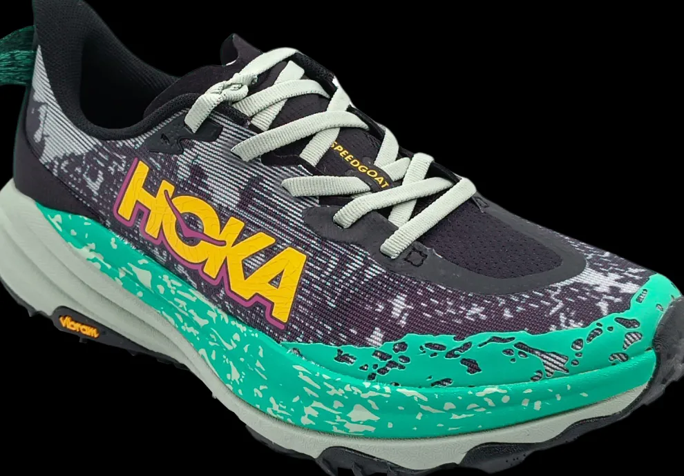 Hoka One One Speedgoat 6 black/aloe vera