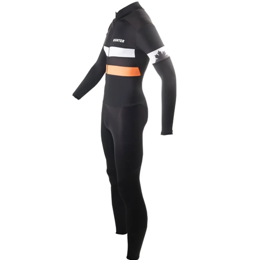 Hunter skatesuit Marathon RTR speed Black Oranje