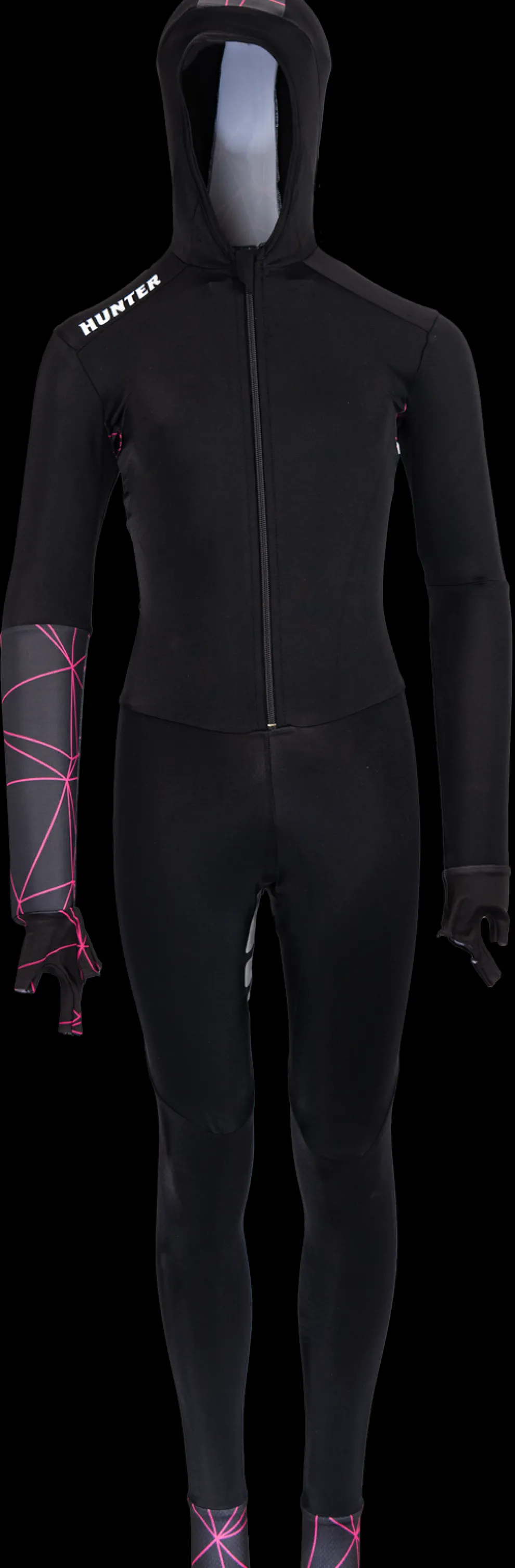 Hunter Speedsuit Lines Lycra Pink