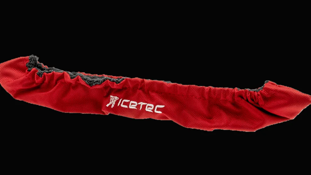 Icetec schaatsbeschermers rood
