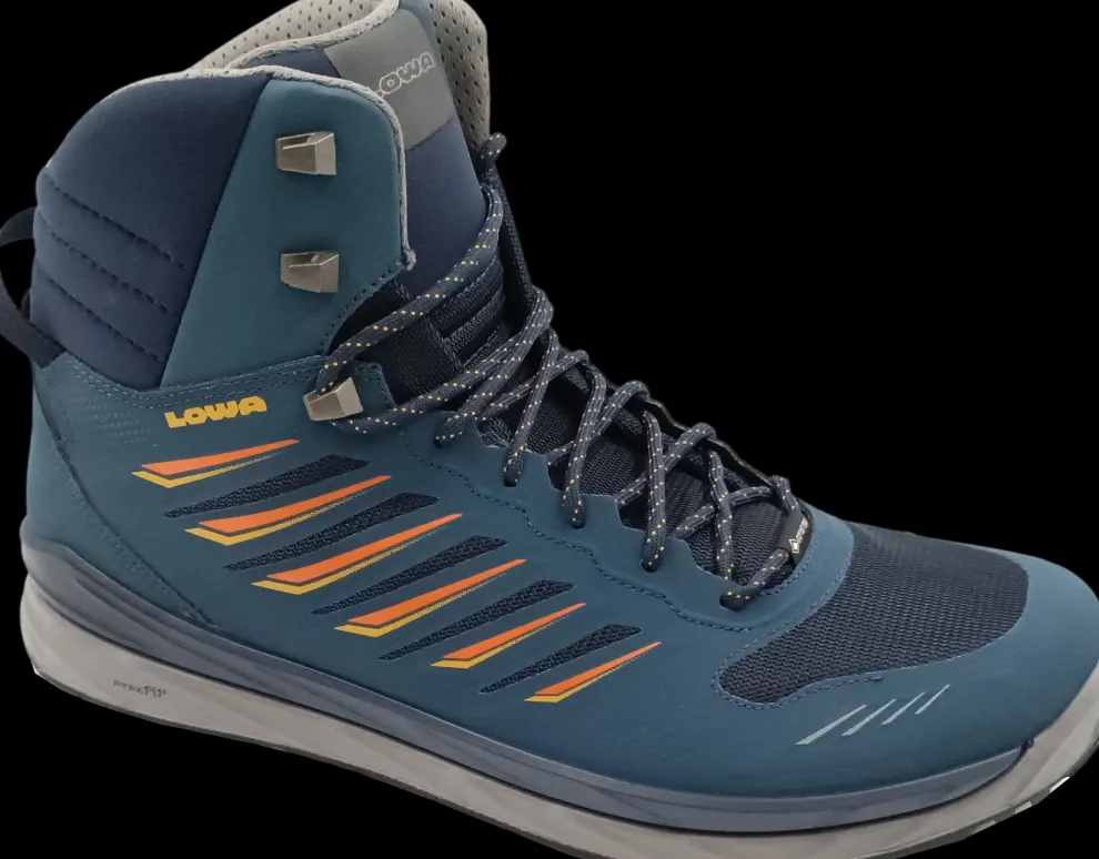 Lowa Axos GTX Mid steel blue/orange
