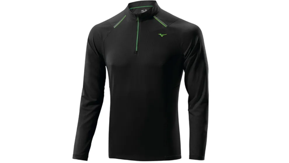 Mizuno WarmaLite 1/2 Zip LS black