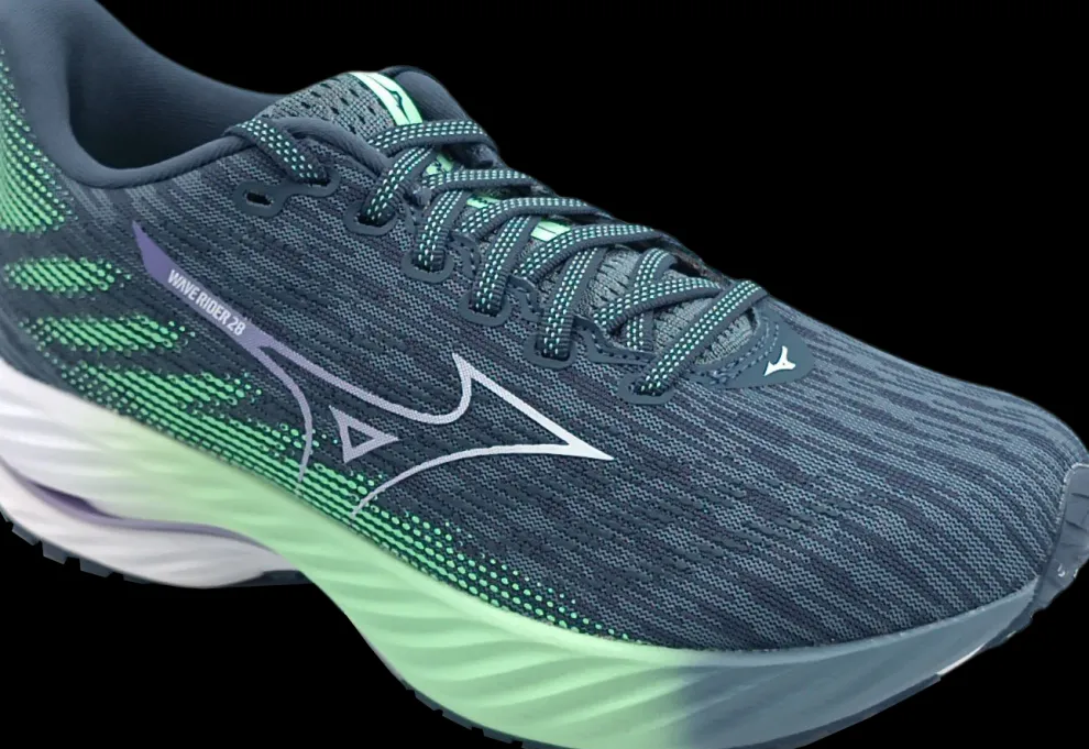 Mizuno Wave Rider 28 purple/ green