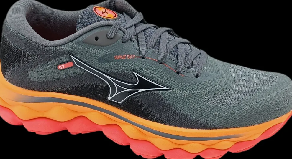 Mizuno Wave Sky 7 black / orange