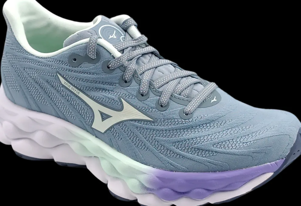 Mizuno Wave Sky 8 citadel/hintof mint/paisley purp