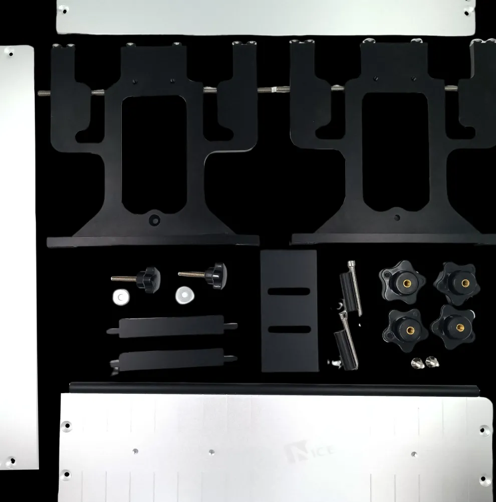 Nice slijptafel lange baan zwart