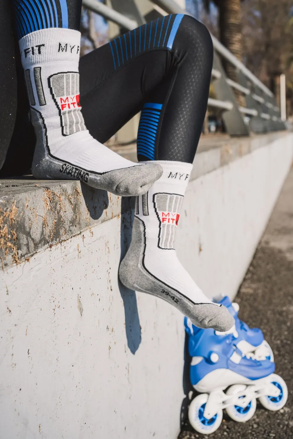 Powerslide Myfit Skating Socks Fitness