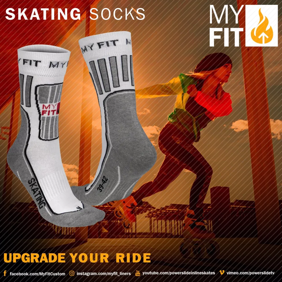 Powerslide Myfit Skating Socks Fitness