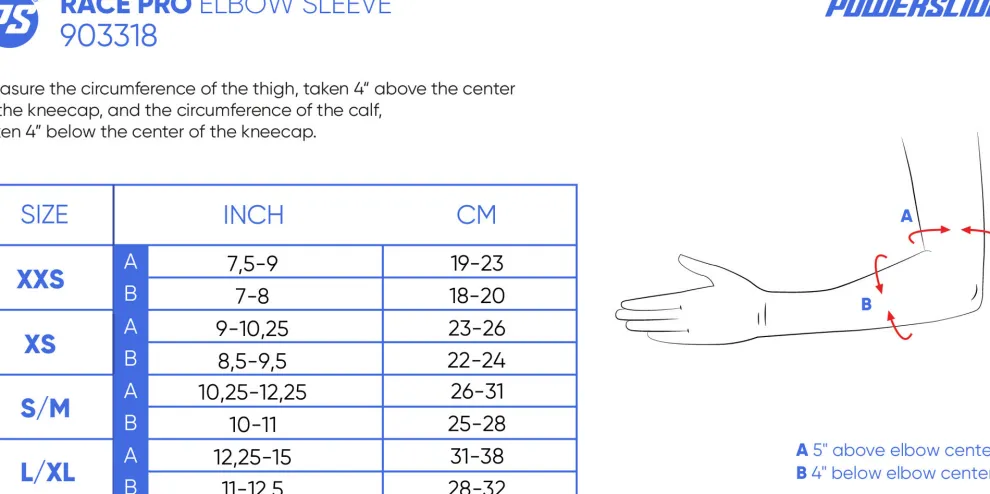 Powerslide Race Pro elleboog bescherming