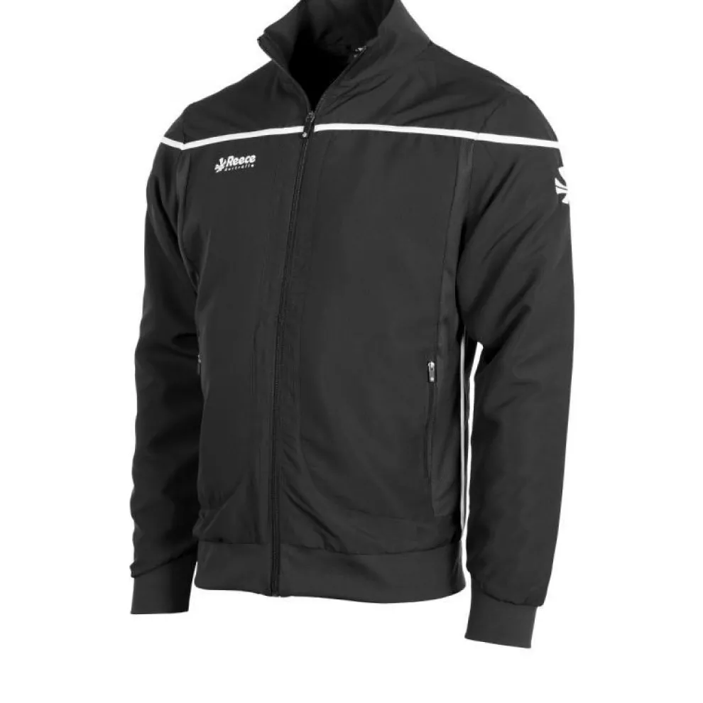 Reece Varsity Woven Jacket Unisex black-white