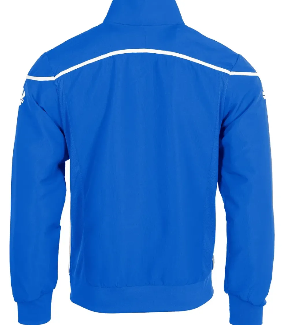 Reece Varsity Woven Jacket Unisex blue-white