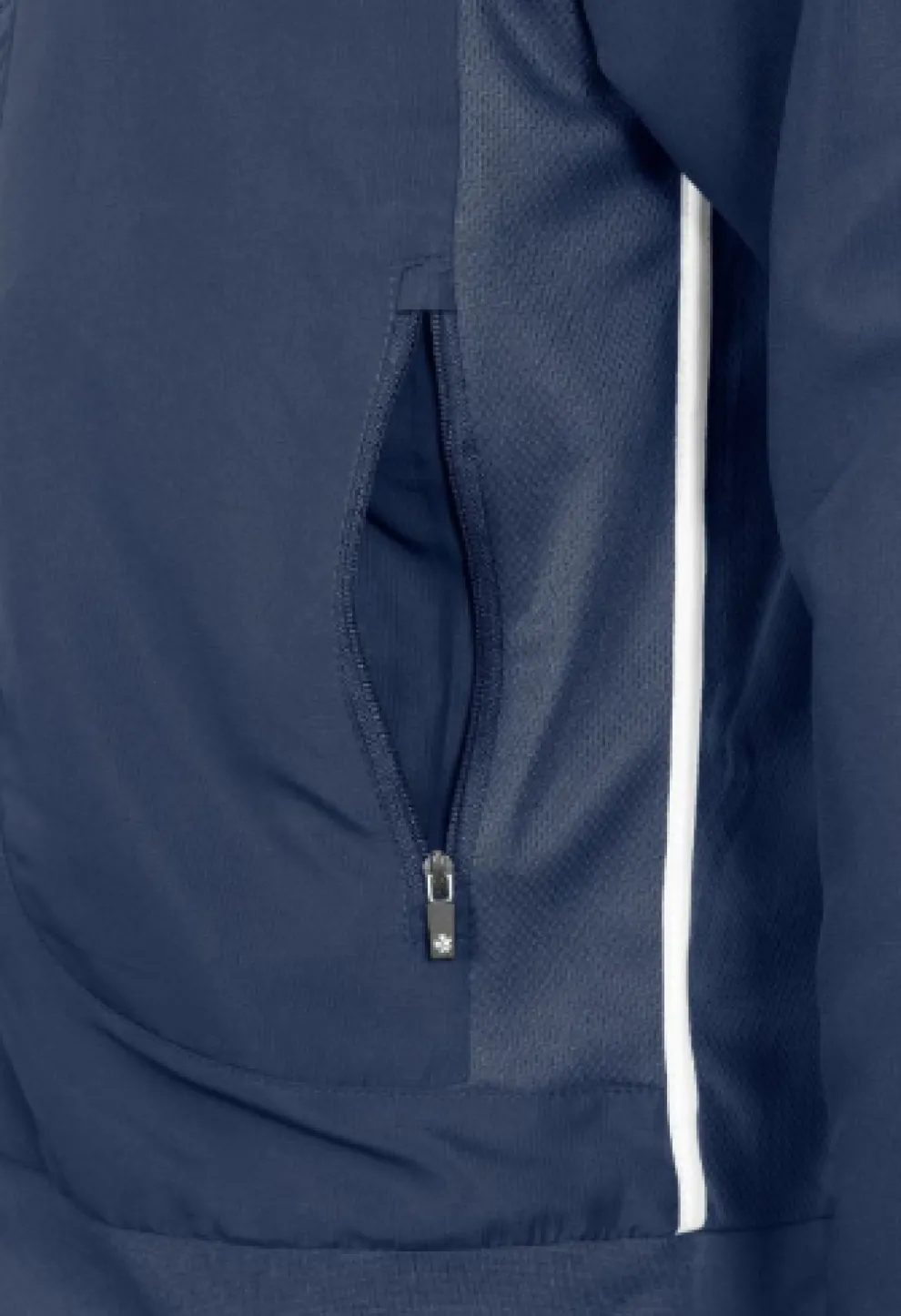 Reece Varsity Woven Jacket Unisex marine-white